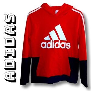Adidas | Kids | L | Sweater | Red/White | 104L